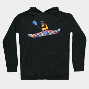 Black Lab Preppy Kayaker Hoodie